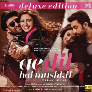 Ae Dil Hai Mushkil (Deluxe Edition) (2016) (Pritam) [24 BIT – 96 KHZ] [Digital-DL-FLAC]