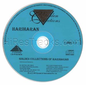 Golden Collections Of Hariharan – Disc 1 [Pyramid – CD PYR 8634] [CD Image Copy]