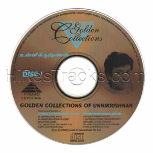 Golden Collections Of Unni Krishnan – CD 1 [Pyramid – CD PYR 8676] [CD Image Copy]