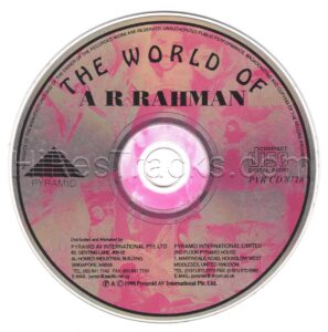 The World Of A.R. Rahman [Pyramid – CD PYR 8718] [CD Image Copy]
