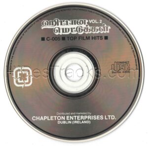 Top Tamil Hits – Vol 2 (Various Artists) [CHAPLETON – C- 005] [CD Image Copy]