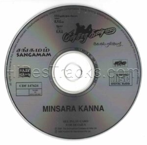 Minsara Kanna (Deva), Sangamam (A.R. Rahman) [Saregama – CDF 147624] [CD Image Copy]