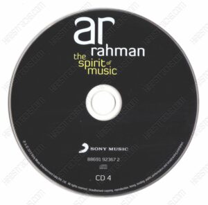 A.R. Rahman - The Spirit Of Music - 5 CD Pack [CD Image Copy]