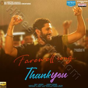 Farewell Song (From Thank You) (2022) (Thaman S) (Aditya Music (India) Pvt Ltd) [24 BIT - 96 KHZ] [Digital-DL-FLAC]
